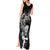 New Zealand Rugby Tank Maxi Dress Maori Warrior Rugby with Silver Fern Sleeve Tribal Ethnic Style LT03 - Polynesian Pride