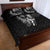 Personalised New Zealand Rugby Quilt Bed Set Maori Warrior Rugby with Silver Fern Sleeve Tribal Ethnic Style LT03 - Polynesian Pride