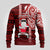 New Zealand Christmas Ugly Christmas Sweater Santa Claus and Kiwi Bird Aotearoa Kiwiana Pattern LT03 - Polynesian Pride