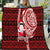 Personalized New Zealand Christmas Quilt Santa Claus and Kiwi Bird Maori Tattoo Koru Pattern LT03 Red - Polynesian Pride