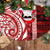 Personalized New Zealand Christmas Tree Skirt Santa Claus and Kiwi Bird Maori Tattoo Koru Pattern LT03 - Polynesian Pride