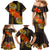 Hawaii Turtle Hibiscus Flower Family Matching Mermaid Dress and Hawaiian Shirt Polynesian Tattoo LT03 - Polynesian Pride