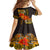 Hawaii Turtle Hibiscus Flower Family Matching Short Sleeve Bodycon Dress and Hawaiian Shirt Polynesian Tattoo LT03 - Polynesian Pride