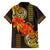 Hawaii Turtle Hibiscus Flower Family Matching Short Sleeve Bodycon Dress and Hawaiian Shirt Polynesian Tattoo LT03 - Polynesian Pride