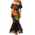 Hawaii Turtle Hibiscus Flower Mermaid Dress Polynesian Tattoo LT03 - Polynesian Pride