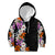 Hawaii Tropical Leaves and Flowers Kid Hoodie Tribal Polynesian Pattern LT03 Hoodie Black - Polynesian Pride
