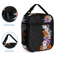Hawaii Tropical Leaves and Flowers Lunch Bag LT03 - Polynesian Pride