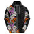 Hawaii Tropical Leaves and Flowers Zip Hoodie Tribal Polynesian Pattern LT03 - Polynesian Pride