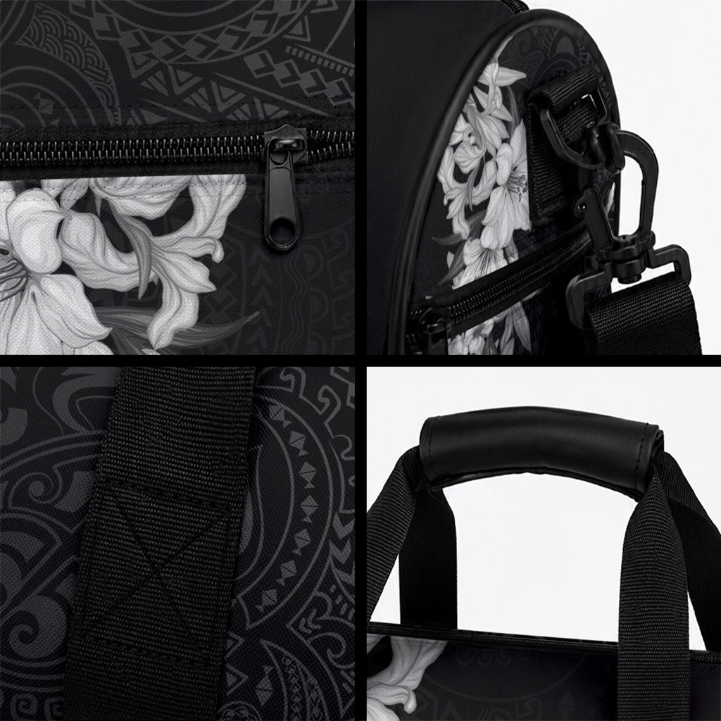 Hawaii Tropical Leaves and Flowers Duffle Bag