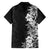 Hawaii Tropical Leaves and Flowers Hawaiian Shirt Tribal Polynesian Pattern Black White Style LT03 - Polynesian Pride