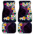 Hawaiian Plumeria-Polynesian Art Tattoo Mauve Color Car Mats