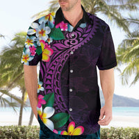 Hawaiian Plumeria-Polynesian Art Tattoo Mauve Color Hawaiian Shirt LT03 - Polynesian Pride