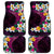 Hawaiian Plumeria-Polynesian Art Tattoo Plum Pink Color Car Mats