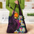 Hawaiian Plumeria-Polynesian Art Tattoo Plum Pink Color Grocery Bag