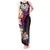 Hawaiian Plumeria-Polynesian Art Tattoo Plum Pink Color Tank Maxi Dress
