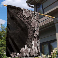 Hawaiian Plumeria-Polynesian Art Tattoo Grayscale Color Garden Flag LT03 - Polynesian Pride