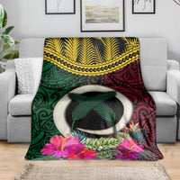 Vanuatu 44th Anniversary Independence Day Blanket Boars Tusk and Namele Plant LT03 - Polynesian Pride