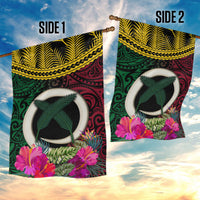 Vanuatu 44th Anniversary Independence Day Garden Flag Boars Tusk and Namele Plant LT03 - Polynesian Pride