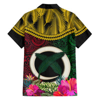 Vanuatu 44th Anniversary Independence Day Hawaiian Shirt Boars Tusk and Namele Plant LT03 - Polynesian Pride