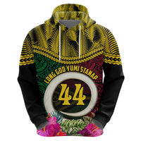 Vanuatu 44th Anniversary Independence Day Hoodie Boars Tusk and Namele Plant LT03