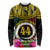 Vanuatu 44th Anniversary Independence Day Long Sleeve Shirt Boars Tusk and Namele Plant LT03