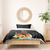 Papua New Guinea Independence Day Bedding Set PNG Flag and Bird-of-Paradise LT03 - Polynesian Pride