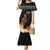 Papua New Guinea Independence Day Family Matching Mermaid Dress and Hawaiian Shirt PNG Flag and Bird-of-Paradise