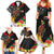 Papua New Guinea Independence Day Family Matching Summer Maxi Dress and Hawaiian Shirt PNG Flag and Bird-of-Paradise