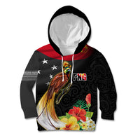 Papua New Guinea Independence Day Kid Hoodie PNG Flag and Bird-of-Paradise
