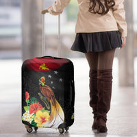 Papua New Guinea Independence Day Luggage Cover PNG Flag and Bird-of-Paradise