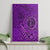 Hawaii Monk Seal and Dolphin Canvas Wall Art Polynesian Kakau Pattern Purple