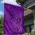 Hawaii Monk Seal and Dolphin Garden Flag Polynesian Kakau Pattern Purple