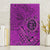 Hawaii Monk Seal and Dolphin Canvas Wall Art Polynesian Kakau Pattern Pink
