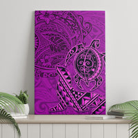 Hawaii Monk Seal and Dolphin Canvas Wall Art Polynesian Kakau Pattern Pink LT03 - Polynesian Pride