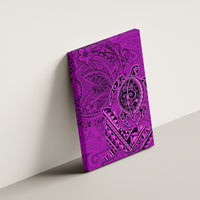 Hawaii Monk Seal and Dolphin Canvas Wall Art Polynesian Kakau Pattern Pink LT03 - Polynesian Pride
