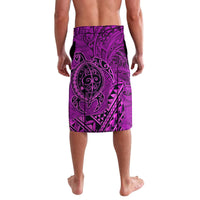Hawaii Monk Seal and Dolphin Lavalava Polynesian Kakau Pattern Pink LT03 - Polynesian Pride
