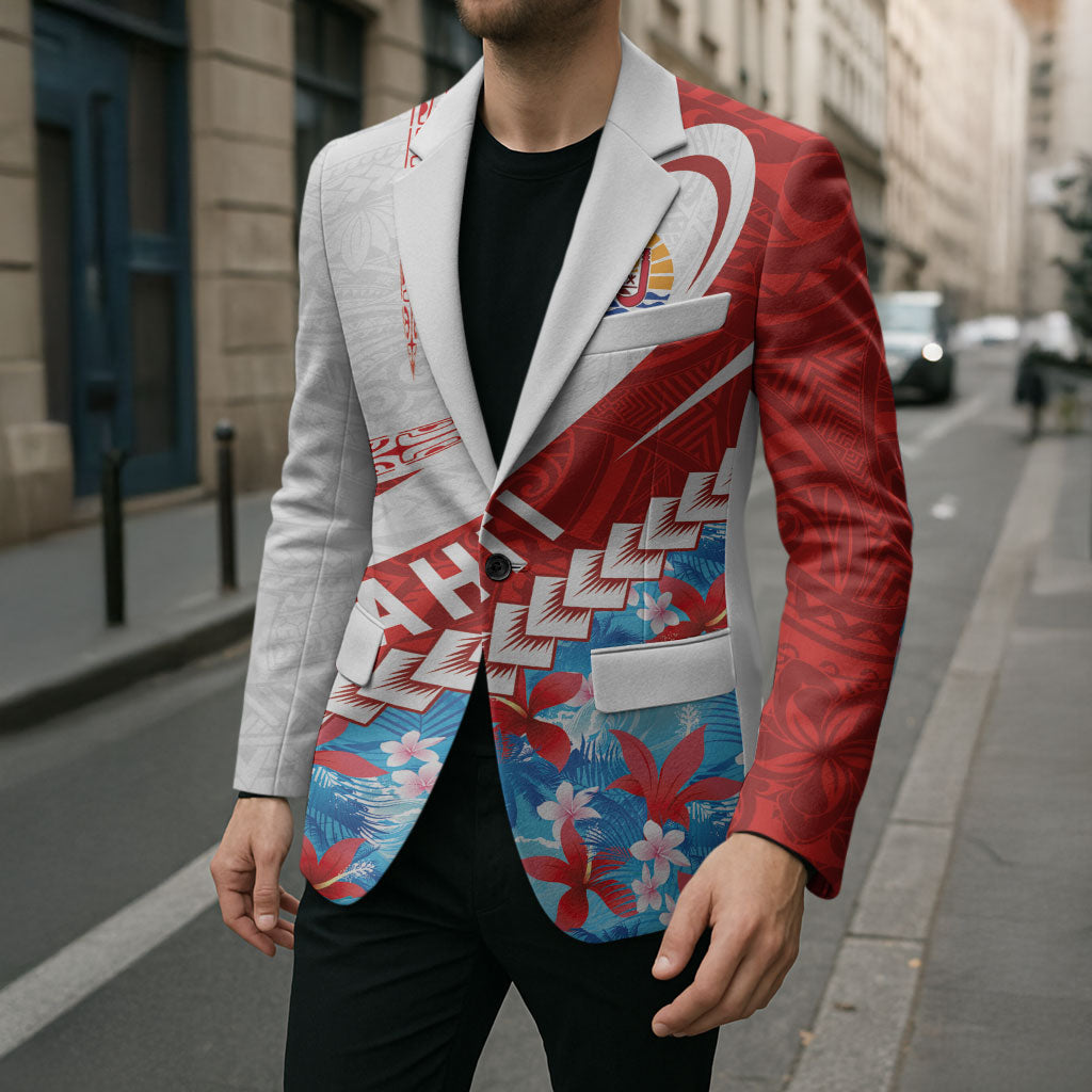 Personalized Tahiti Surfing 2026 Blazer Marquesan Tattoo-Sporty Style LT03 - Polynesian Pride