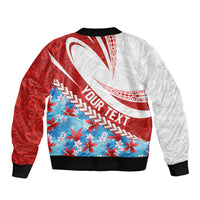 Personalized Tahiti Surfing 2026 Bomber Jacket Marquesan Tattoo-Sporty Style LT03 - Polynesian Pride