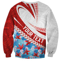 Personalized Tahiti Surfing 2026 Sweatshirt Marquesan Tattoo-Sporty Style LT03 - Polynesian Pride