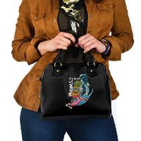 Hawaii Pineapple Surfing Shoulder Handbag It's in My DNA - Kakau and Polynesian Pattern LT03 - Polynesian Pride