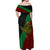 Papua New Guinea East New Britain Province Off Shoulder Maxi Dress PNG Birds Of Paradise Polynesian Arty Style LT03 - Polynesian Pride