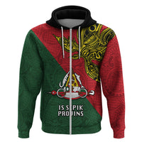 Papua New Guinea East Sepik Province Hoodie PNG Birds Of Paradise Polynesian Arty Style LT03 - Polynesian Pride