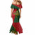 Papua New Guinea East Sepik Province Mermaid Dress PNG Birds Of Paradise Polynesian Arty Style LT03 - Polynesian Pride