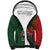 Papua New Guinea East Sepik Province Sherpa Hoodie PNG Birds Of Paradise Polynesian Arty Style LT03 Unisex Green - Polynesian Pride