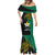 Papua New Guinea Enga Province Mermaid Dress PNG Birds Of Paradise Polynesian Arty Style LT03 - Polynesian Pride