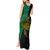 Papua New Guinea Enga Province Tank Maxi Dress PNG Birds Of Paradise Polynesian Arty Style LT03 - Polynesian Pride