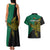 Custom Papua New Guinea Enga Province Couples Matching Tank Maxi Dress and Hawaiian Shirt PNG Birds Of Paradise Polynesian Arty Style LT03 - Polynesian Pride