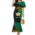 Custom Papua New Guinea Enga Province Mermaid Dress PNG Birds Of Paradise Polynesian Arty Style LT03 Women Green - Polynesian Pride