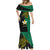 Custom Papua New Guinea Enga Province Mermaid Dress PNG Birds Of Paradise Polynesian Arty Style LT03 - Polynesian Pride