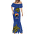 Papua New Guinea Gulf Province Mermaid Dress PNG Birds Of Paradise Polynesian Arty Style LT03 - Polynesian Pride